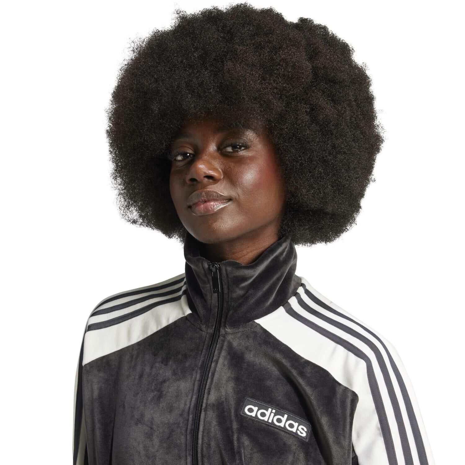 adidas「【ADIDAS ｳｪｱ】W ADIBREAK VELOUR TT」|ポロシャツ|