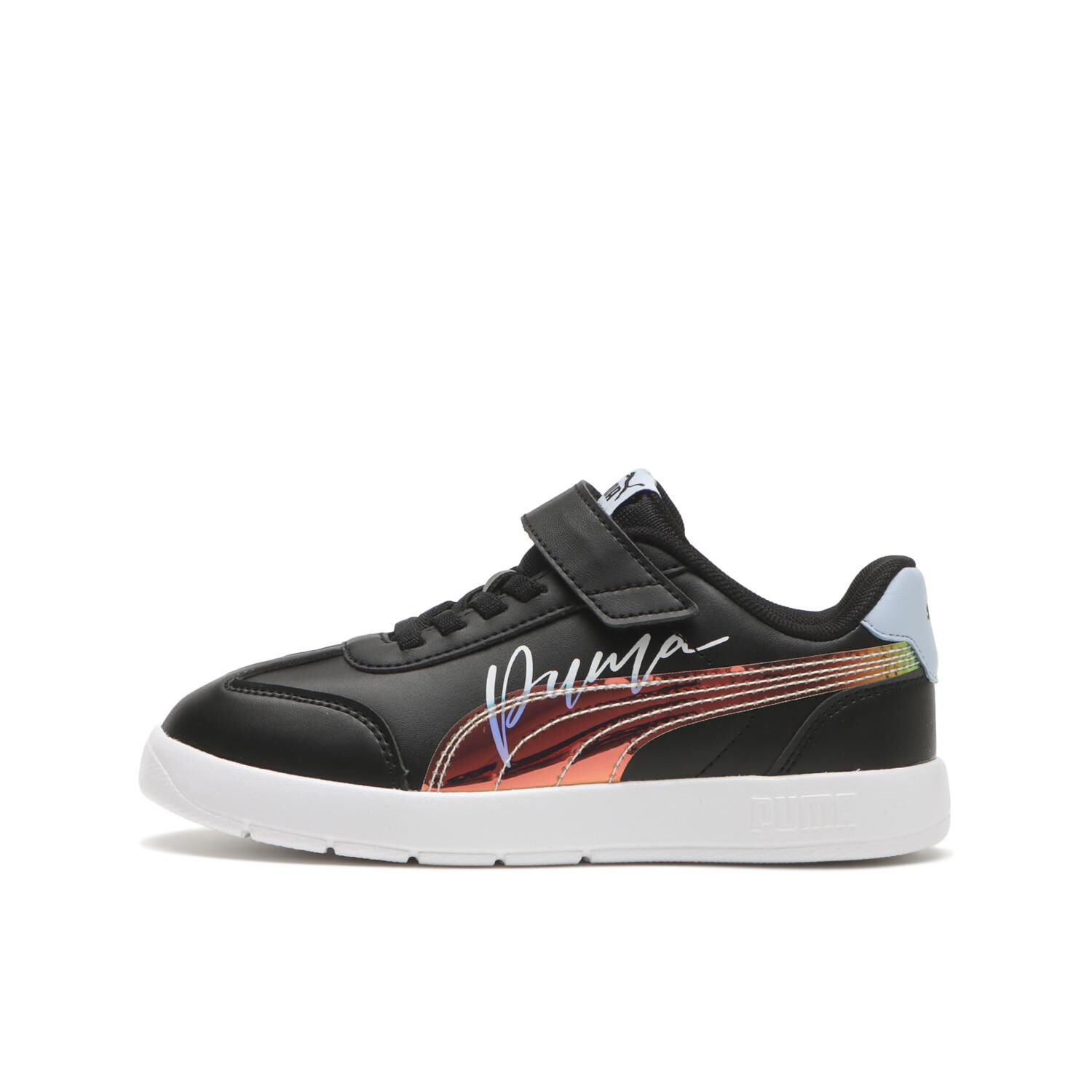PUMA「【PUMA】17-21 COURTFLEX V3 T2M AC+PS」|スニーカー|ブラック