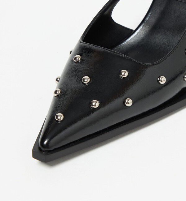 ODETTE E ODILE「＜SY＞ ポインテッドベルトウェッジバックベルト パンプス60●&uarr;」|パンプス|