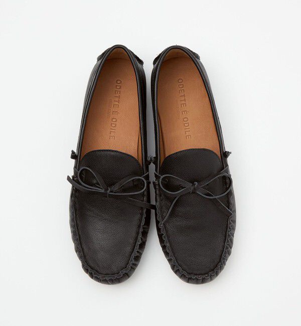 ODETTE E ODILE「ハンドソーンモカ フラット15&uarr;」|モカシン|