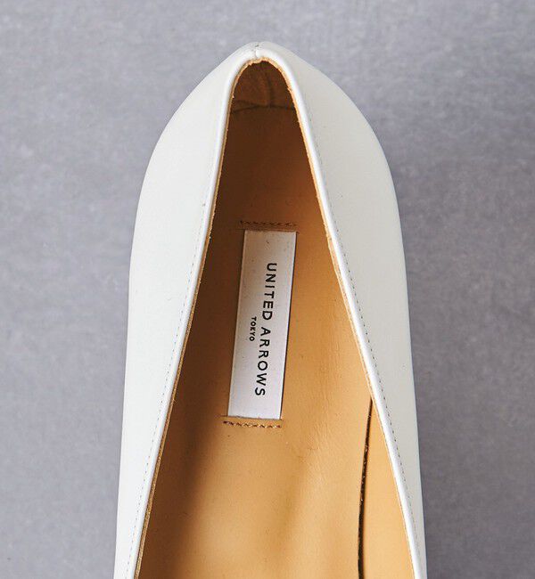 UNITED ARROWS「ポインテッドトゥ チャンキーパンプス」|パンプス|