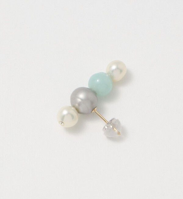 UNITED ARROWS「＜les bonbon＞パール AMZ STUD ピアス」|ピアス|