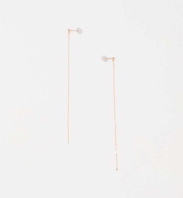 UNITED ARROWS「＜les bonbon＞BLAZING チェーンピアス」|ピアス|GOLD