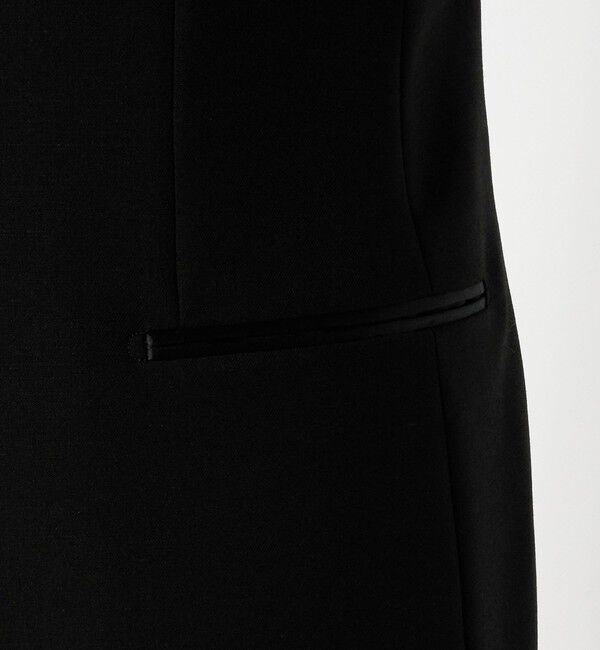 UNITED ARROWS「ブラック ピークドラペル １ボタン タキシードジャケット」|スーツ|
