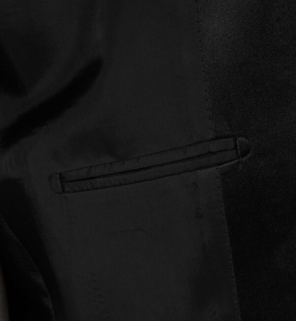 UNITED ARROWS「ブラック ピークドラペル １ボタン タキシードジャケット」|スーツ|