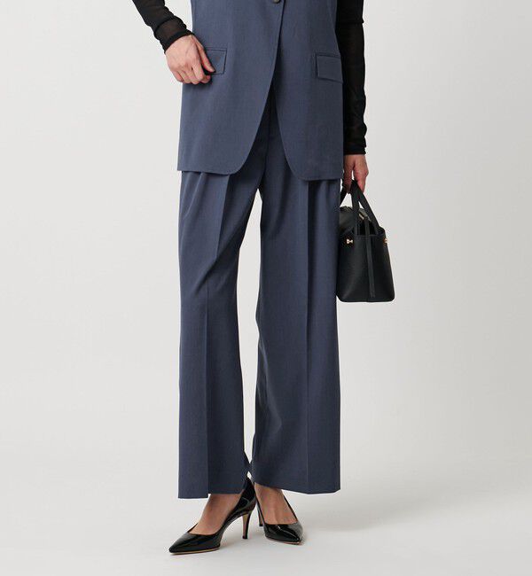 UNITED ARROWS「REOPEL ワイドパンツ ‐ウォッシャブル‐」|チノ|