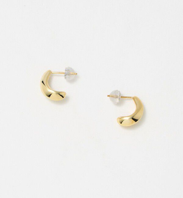 UNITED ARROWS「＜les bonbon＞OBLIQUE GD ピアス」|ピアス|GOLD