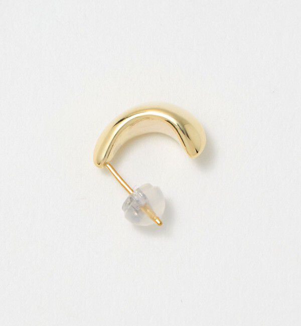 UNITED ARROWS「＜les bonbon＞OBLIQUE GD ピアス」|ピアス|