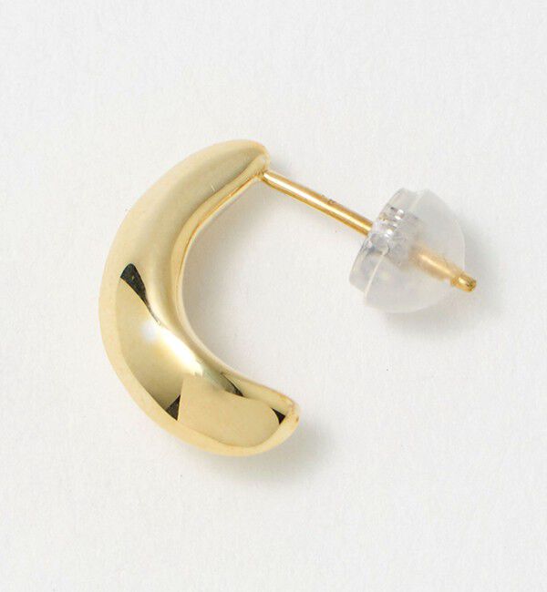 UNITED ARROWS「＜les bonbon＞OBLIQUE GD ピアス」|ピアス|