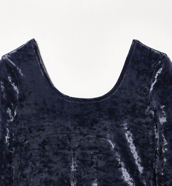 ASTRAET「＜ASTRAET＞ベロア/レース Uネックカットソー」|Tシャツ・カットソー|