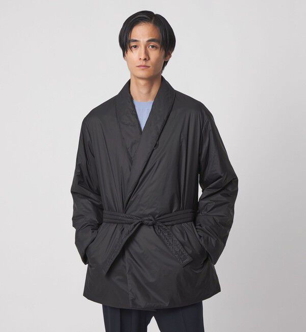 UNITED ARROWS「LIMONTA ガウン」|ダッフルコート|BLACK