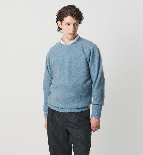 UNITED ARROWS「ヤク ヘアリー クルーネックニット」|ニット・セーター|