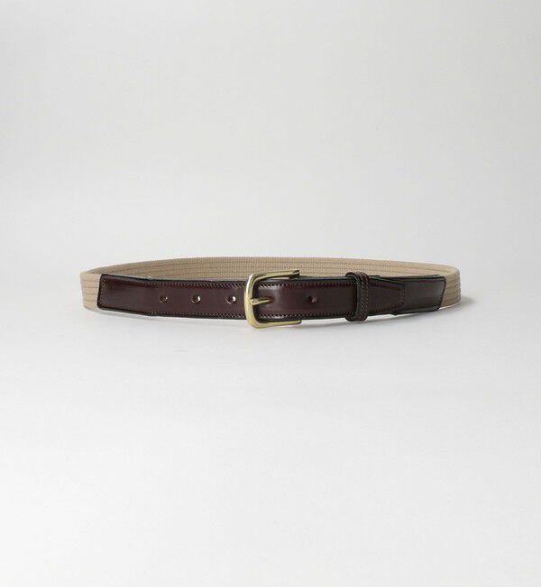 UNITED ARROWS green label relaxing「【別注】＜TORY LEATHER＞1カラー ウェビング ベルト」|ベルト|DK.BROWN