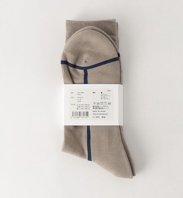 UNITED ARROWS green label relaxing「＜CHICSTOCKS＞ライン ソックス」|ソックス|
