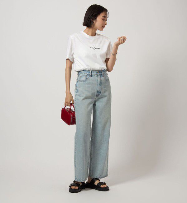 UNITED ARROWS green label relaxing「＜FRED PERRY＞ エンブロイダリー ショートスリーブ Tシャツ」|Tシャツ・カットソー|