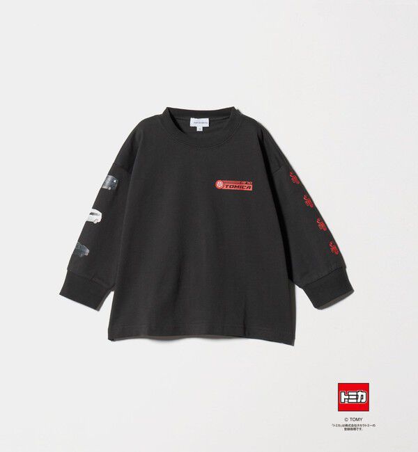 UNITED ARROWS green label relaxing「＜TOMICA＞ロングスリーブ Tシャツ / キッズ  100cm-120cm」|Tシャツ・カットソー|BLACK