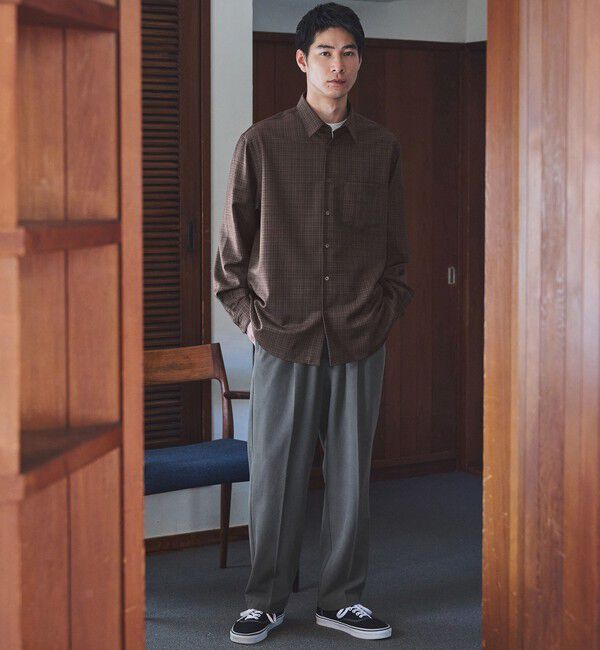 UNITED ARROWS green label relaxing「TRカルゼ 裏起毛 オルマイ ワイド パンツ -2WAYストレッチ-」|その他|