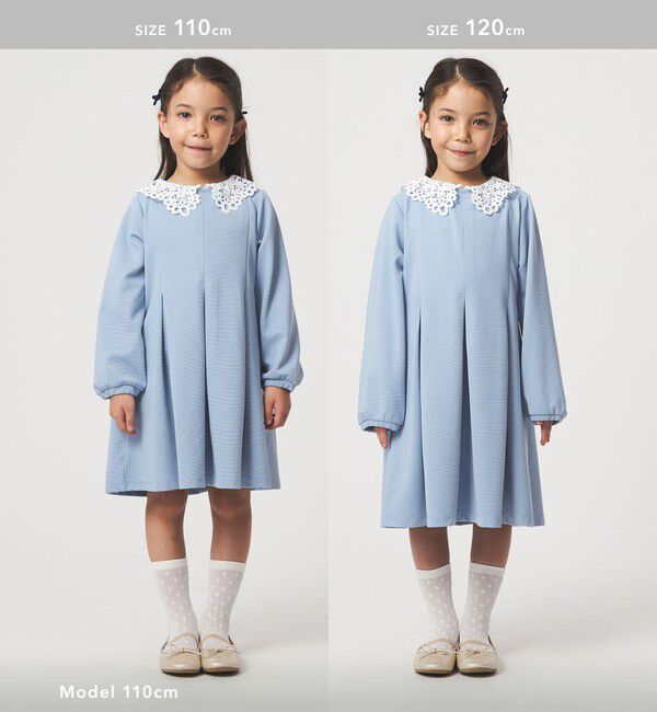 UNITED ARROWS green label relaxing「リップル ワンピース / キッズ 110cm-130cm」|ワンピース|