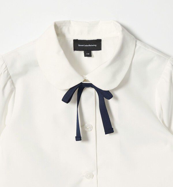 UNITED ARROWS green label relaxing「マルエリ リボン ブラウス / キッズ 110cm-130cm」|シャツ・ブラウス|