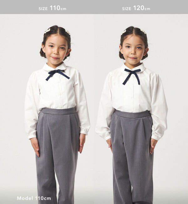 UNITED ARROWS green label relaxing「マルエリ リボン ブラウス / キッズ 110cm-130cm」|シャツ・ブラウス|