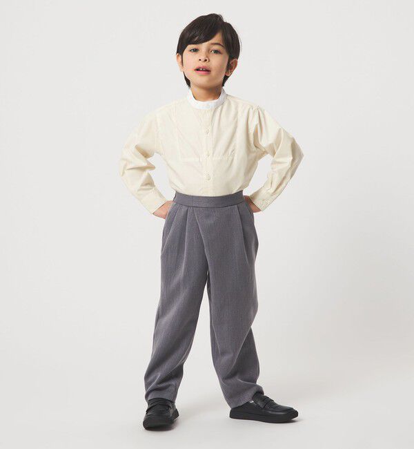 UNITED ARROWS green label relaxing「バンドカラーシャツ / キッズ 110cm-130cm」|シャツ・ブラウス|