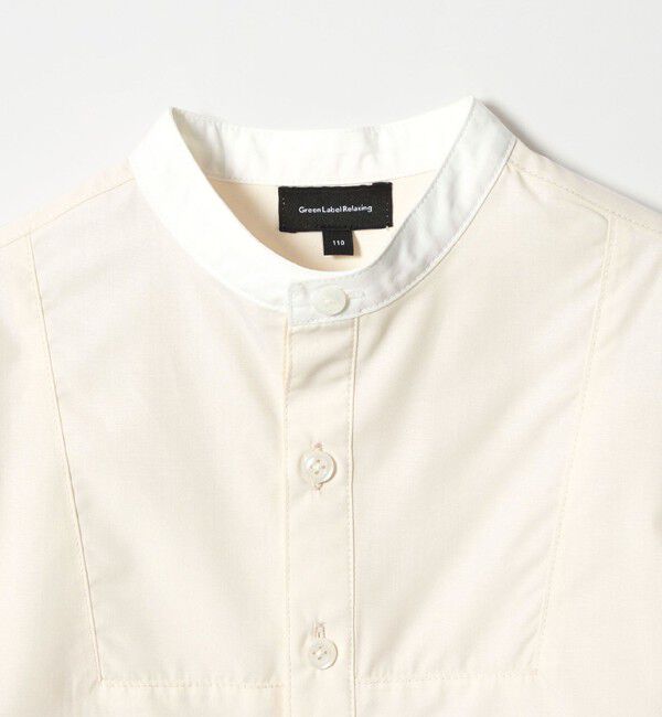 UNITED ARROWS green label relaxing「バンドカラーシャツ / キッズ 110cm-130cm」|シャツ・ブラウス|
