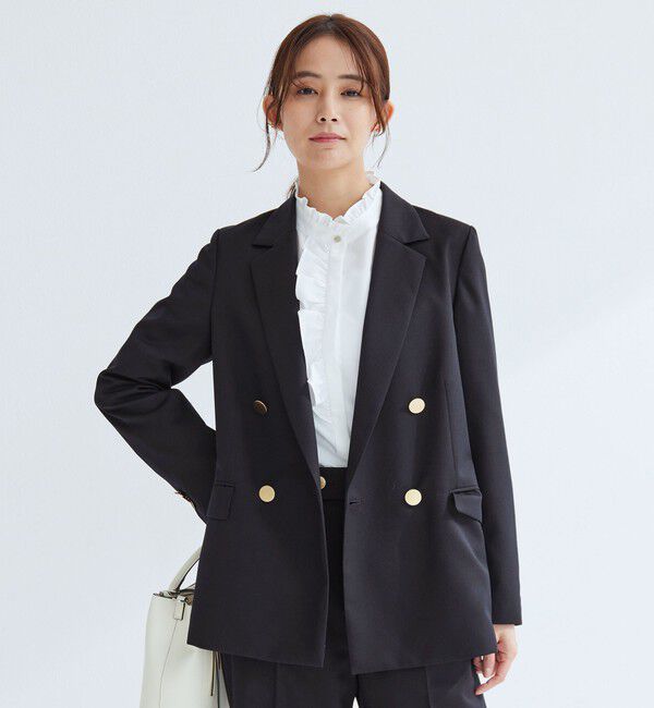 UNITED ARROWS green label relaxing「［size SHORTあり］Greed グリード ダブル ジャケット ウォッシャブル」|テーラードジャケット|