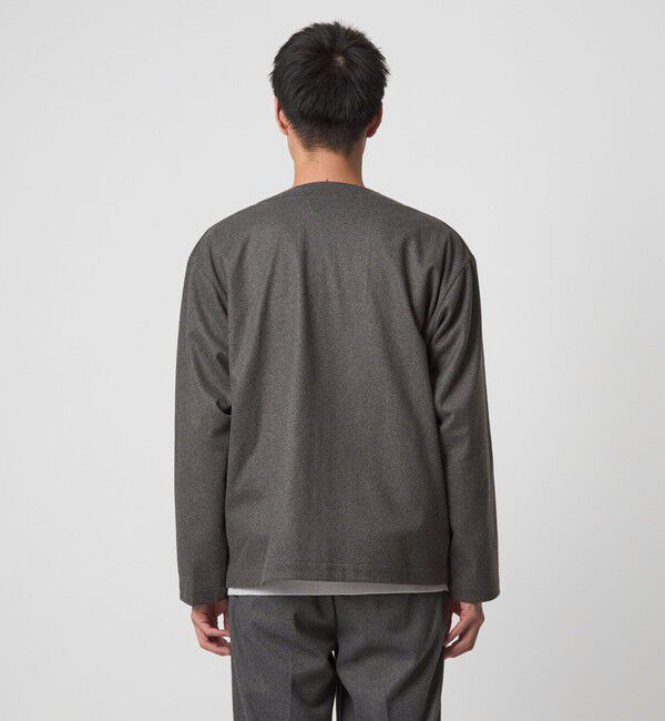 UNITED ARROWS green label relaxing「WONDER CLOTH ノーカラー カーディガン -ストレッチ-」|カーディガン|