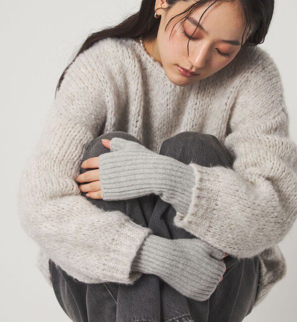 UNITED ARROWS green label relaxing「【別注】＜Johnstons of Elgin＞ニットグローブ / 手袋」|手袋|