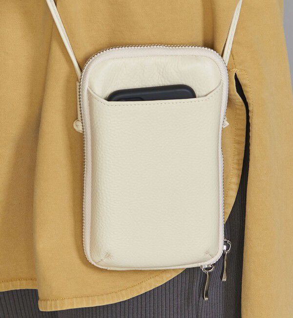 BEAUTY&YOUTH UNITED ARROWS「レザー ジップスリム ウォレットショルダー」|ショルダー・メッセンジャー|