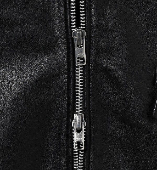 BEAUTY&YOUTH UNITED ARROWS「【WEB限定 WARDROBE SMART】 シープ ダブル ライダースジャケット」|ライダースジャケット|