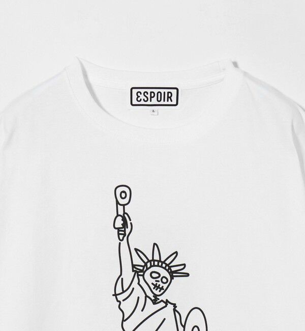 BEAUTY&YOUTH UNITED ARROWS「＜ESPOIR＞Skull リバティ Tシャツ」|Tシャツ・カットソー|
