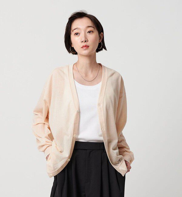 BEAUTY&YOUTH UNITED ARROWS「【WEB限定】シアー カーディガン」|カーディガン|