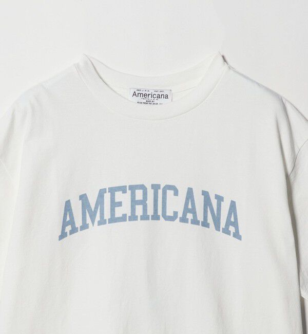 BEAUTY&YOUTH UNITED ARROWS「＜Americana＞ロゴプリントTシャツ」|Tシャツ・カットソー|