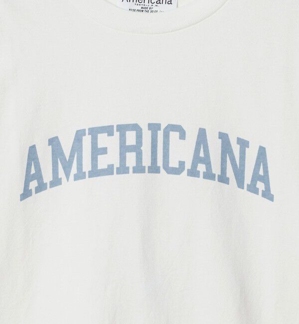 BEAUTY&YOUTH UNITED ARROWS「＜Americana＞ロゴプリントTシャツ」|Tシャツ・カットソー|