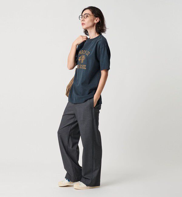 BEAUTY&YOUTH UNITED ARROWS「＜Americana＞ロゴプリントTシャツ」|Tシャツ・カットソー|