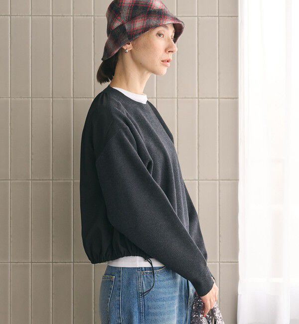 BEAUTY&YOUTH UNITED ARROWS「【WEB限定 Wardrobe DAILY MINIMAL】ドロスト ドッキングニットプルオーバー ウォッシャブル」|ニット・セーター|
