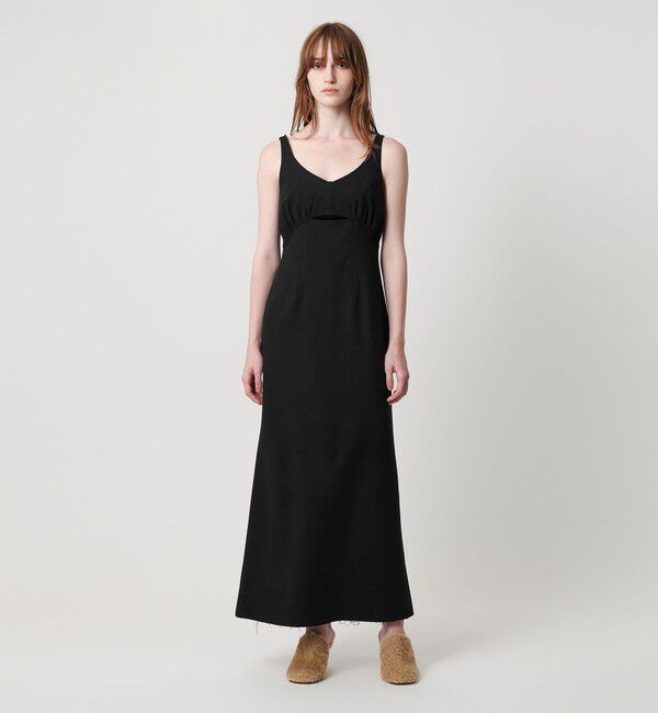 ATTISESSION「＜ATTISESSION＞タンクトップ ワンピース」|ワンピース|BLACK