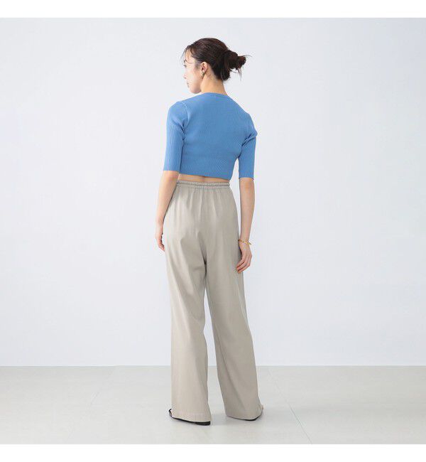 Demi-Luxe BEAMS 「AURALEE / GIZA HIGH GAUGE RIB KNIT SHORT CARDIGAN」|ニット・セーター|