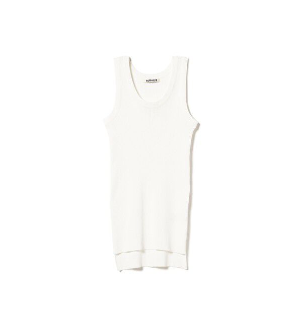Demi-Luxe BEAMS 「AURALEE / GIZA HIGH GAUGE RIB KNIT TANK」|ニット・セーター|