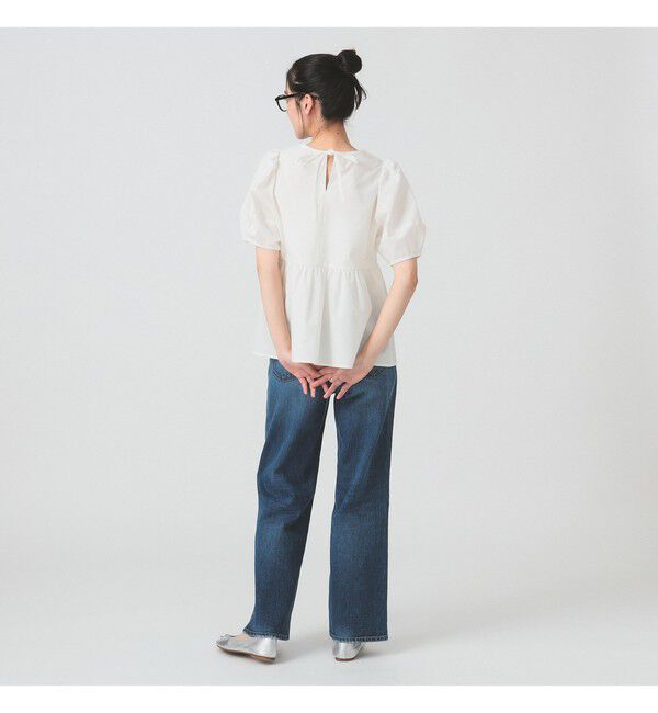Ray BEAMS 「Ray BEAMS / ランタンスリーブ ギャザー ブラウス」|シャツ・ブラウス|
