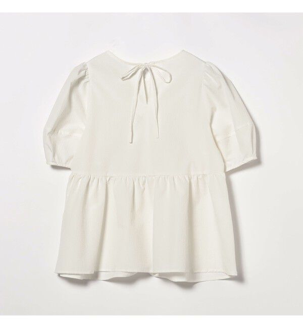 Ray BEAMS 「Ray BEAMS / ランタンスリーブ ギャザー ブラウス」|シャツ・ブラウス|