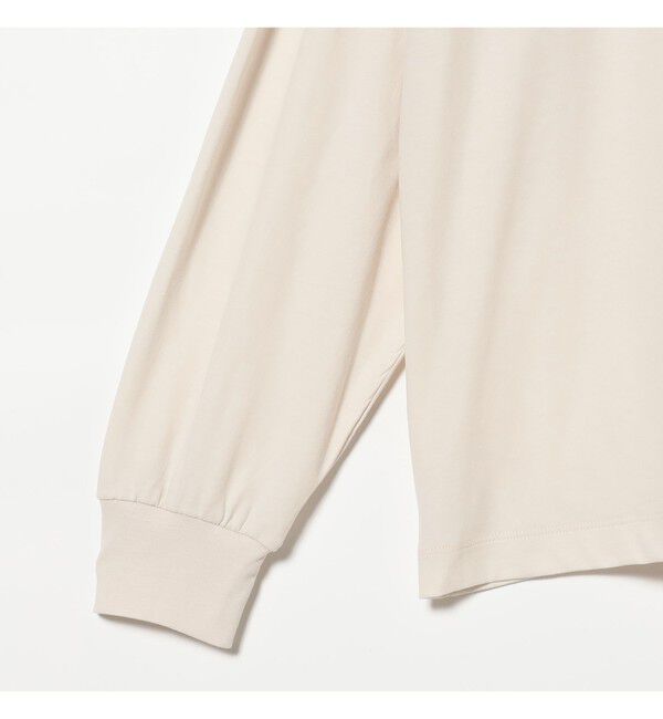 Demi-Luxe BEAMS 「ATON / オーバーサイズ ロングスリーブ Tシャツ」|Tシャツ・カットソー|