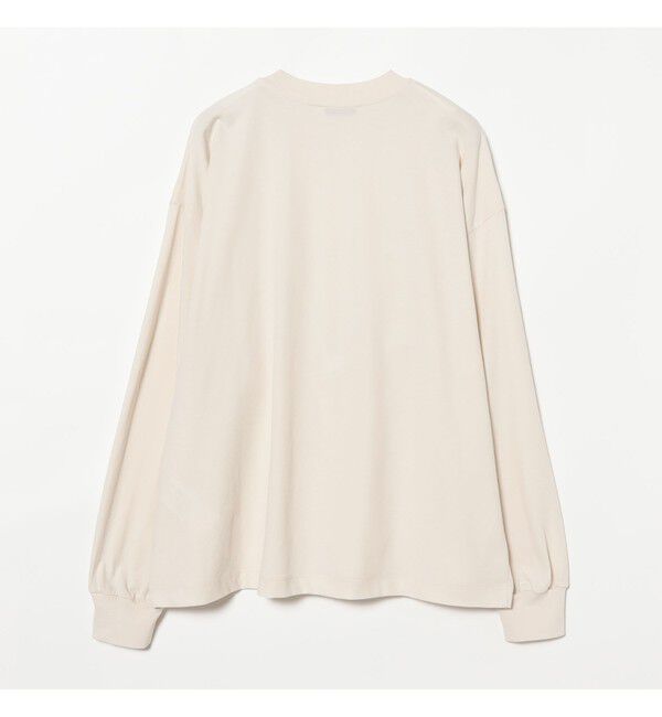 Demi-Luxe BEAMS 「ATON / オーバーサイズ ロングスリーブ Tシャツ」|Tシャツ・カットソー|