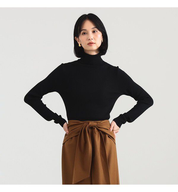 Demi-Luxe BEAMS 「リブ タートルネックニット」|ニット・セーター|