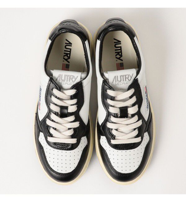 Demi-Luxe BEAMS 「AUTRY / MEDALIST LOW バイカラー レザースニーカー」|スニーカー|