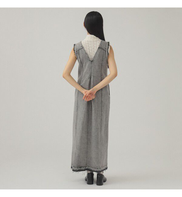 Ray BEAMS 「デニム ジップ タイト ワンピース」|ワンピース|