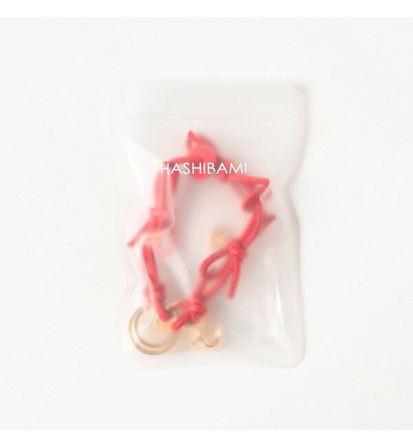 Ray BEAMS 「【WEB限定】Hashibami / レザー リボン スマホハンドストラップ」|チャーム・キーホルダー|