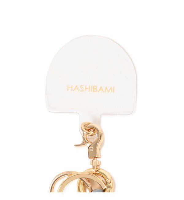 Ray BEAMS 「【WEB限定】Hashibami / レザー リボン スマホハンドストラップ」|チャーム・キーホルダー|