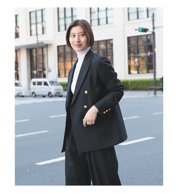 Demi-Luxe BEAMS 「ドライギャバジン ６ボタン ダブルジャケット」|ダッフルコート|